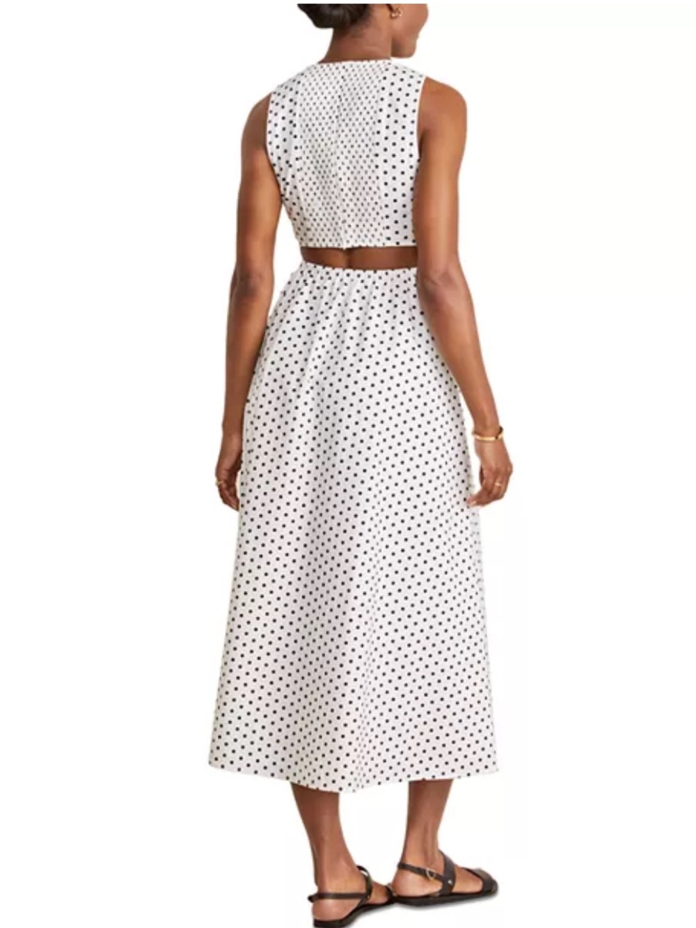NWT Vineyard vines Cutout Sleeveless Midi Dress - Picture 5 of 8
